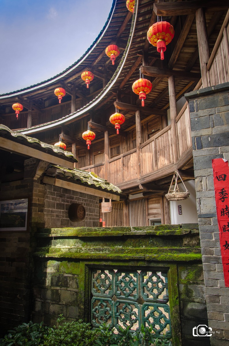 大魚(yú)海棠實(shí)景 客家土樓