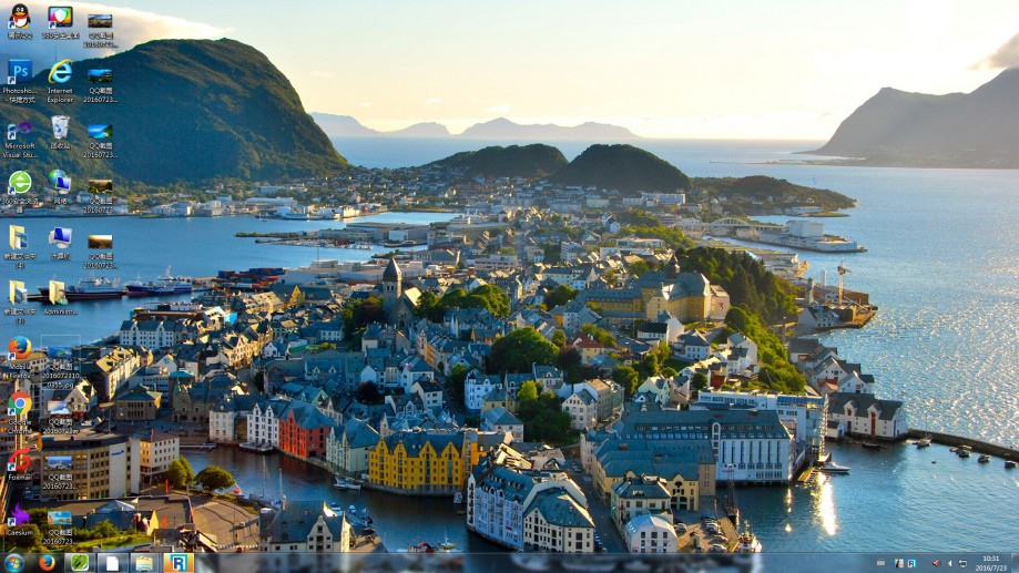 奧勒松鎮電腦桌面壁紙