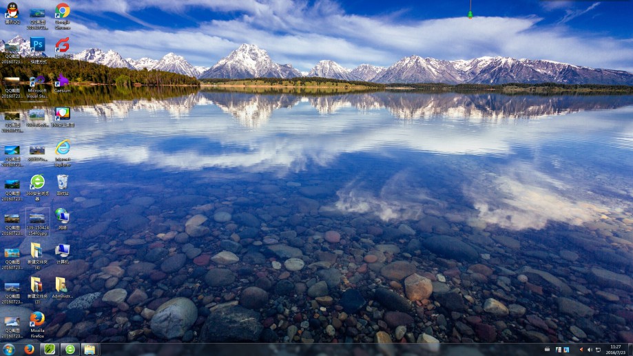 美國大提頓國家公園電腦桌面壁紙實景