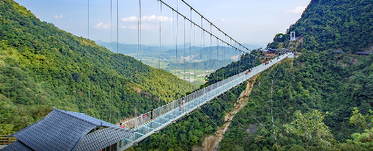 景點：韶關(guān)云門山玻璃橋