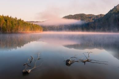 景點：湯旺河晨霧