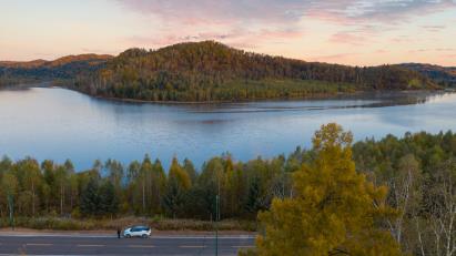 景點：湯旺河秋色